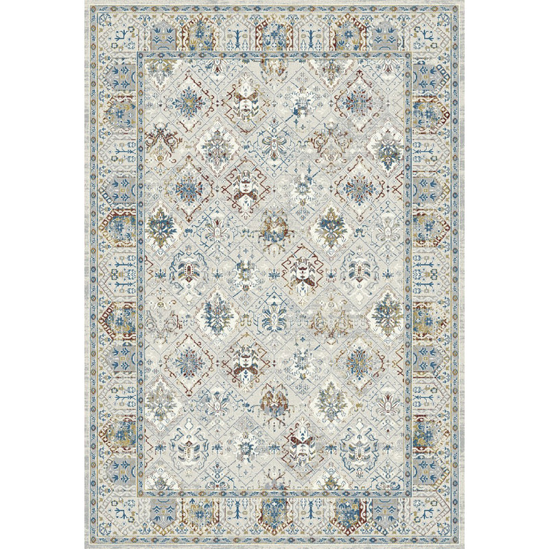 Tapis oriental area Flanders, Rectangle 6 pi 7 po x 9 pi 6 po