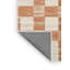 Tapis beige à carreaux lavable à la machine-1882697189
