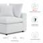Chaise de coin d'extérieur Commix Sunbrella par Modway-1696350321