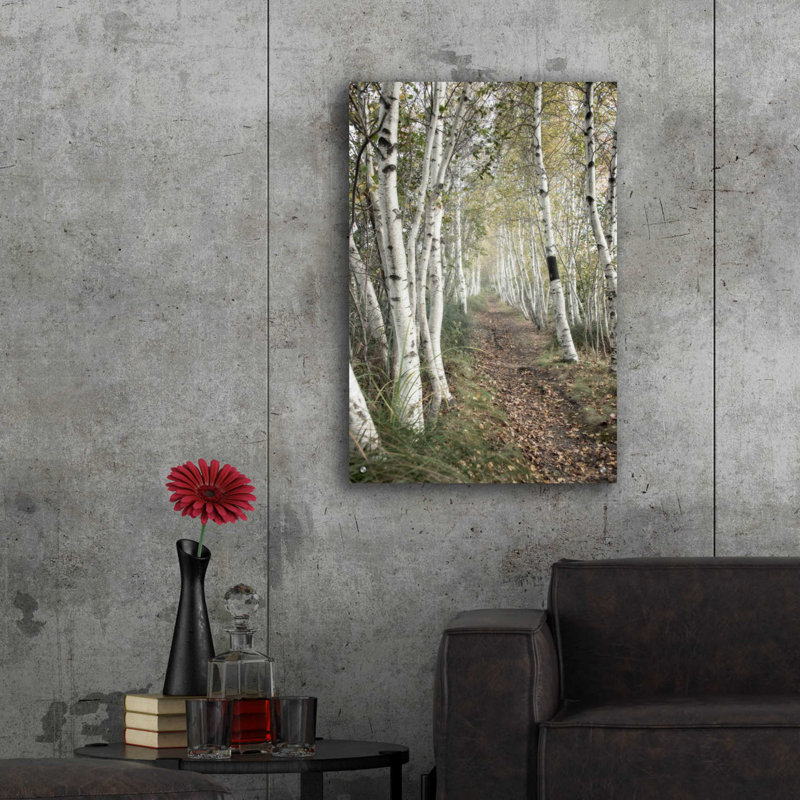 «Birch Trail» par Natalie Mikaels, H 36 po x l 24 po x P 0,2 po