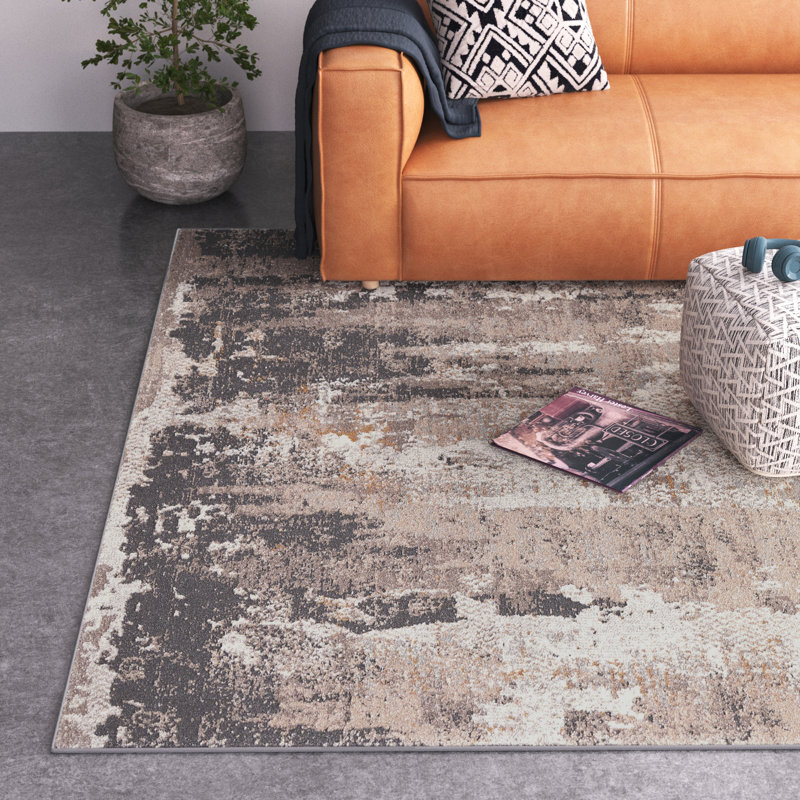 Arleht Abstract Indoor Rug, Rectangle 5'3" x 7'3"