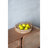 Set Of 3 Round Decorative Brown Bamboo Woven Trays With Handles