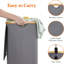 Laundry Hamper with Lid, 150L Double Dirty Clothes Hamper