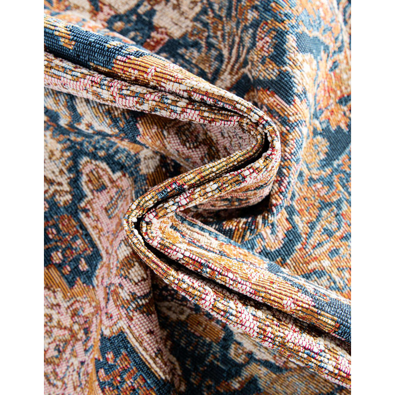 Outdoor Traditional Area Rug, Square 7'10"