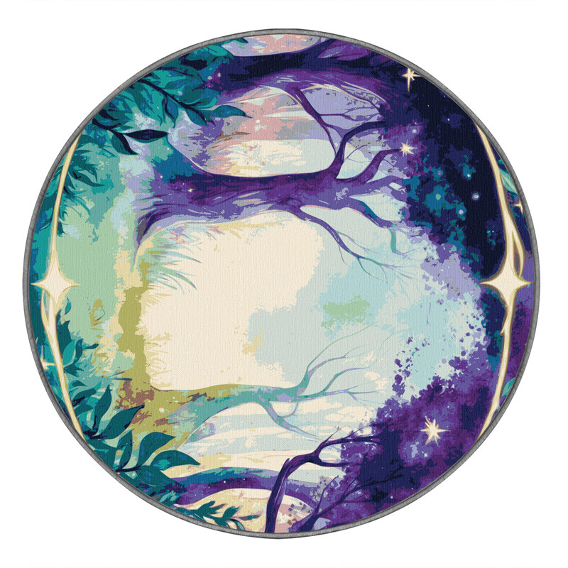 Spirit Tree Rug, Round 5'