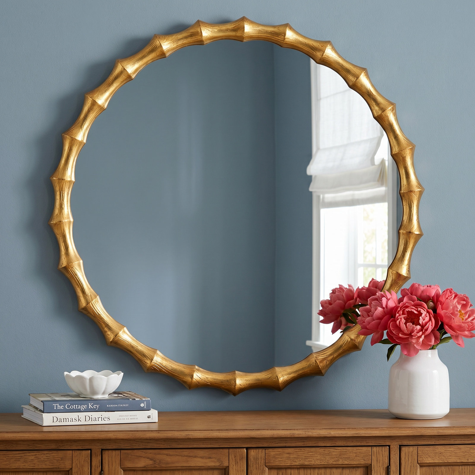 Mitch 39" Pine Accent Mirror