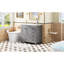 Meuble-lavabo gris de 36 po avec lavabo en céramique, 2 portes d'armoire à fermeture en douceur, 5 tiroirs spacieux, fonctionnement silencieux avec salle de bain et lavabo de 36 pouces, utilisation pratique sur le comptoir-40182993
