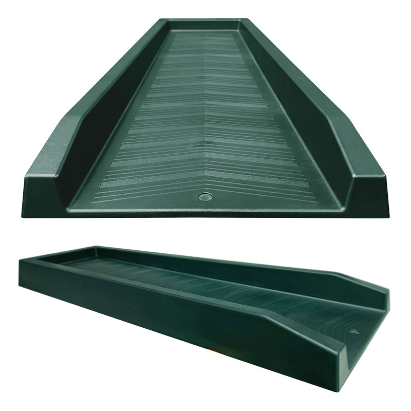 Master Mark Splash Block Plastic Downspout Extensions, Green