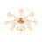 Carren 12 - Light Sputnik Glass Semi Flush Mount-110593345-112729379