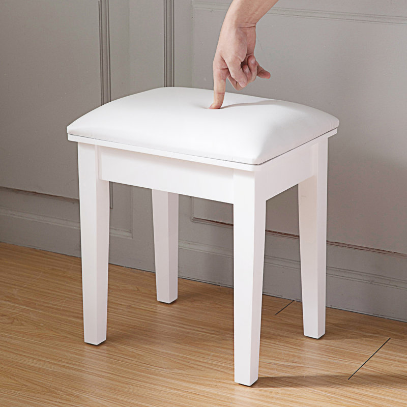Vanity Stool, Makeup Bench, Dressing Stool With Cushion