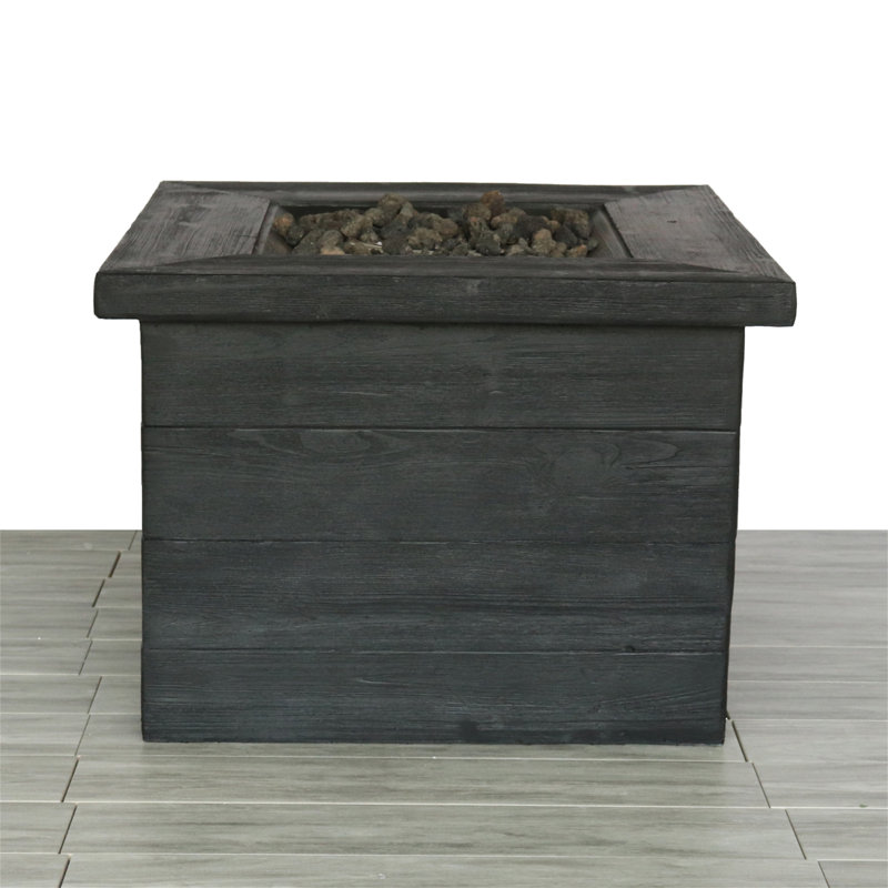 Foyer de table en béton renforcé de fibres au propane / gaz naturel