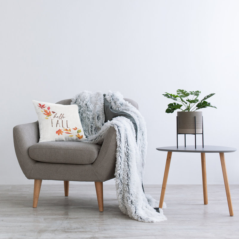 Coussin décoratif Hello Fall Autumnal Tree Leaves