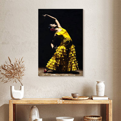 Enn Un Momento Intenso Del Flamenco