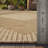 Modern Geometric UV-resistant Indoor / Outdoor Area Rug in Brown/Beige-713722704
