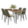 Izzat Rectangular 27.5'' W x 47'' L Dining Set