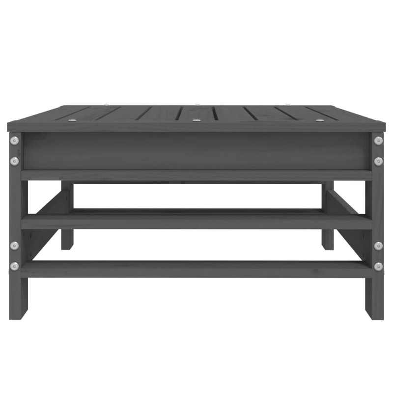 Andreka Outdoor Ottoman, Grey Pine