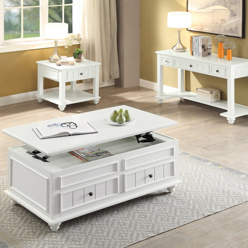 End Table with Bottom Shelf