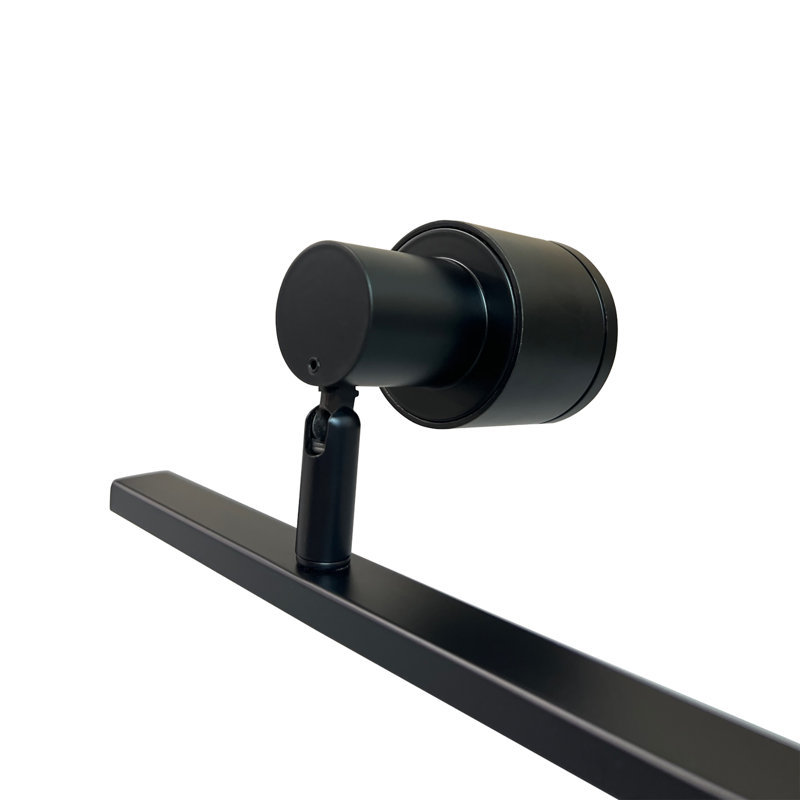 Ensemble de rail d'éclairage 35 po à 4 lumières, Matte Black