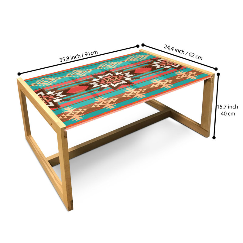 Jalenn Sled Coffee Table, 90cm H x 62cm W x 40cm D