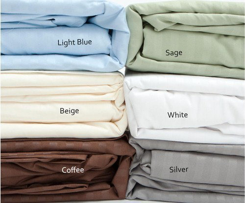 Sateen Sheet Set, Beige