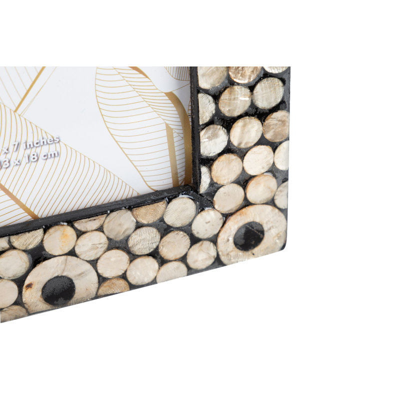 Capiz Photoframe 10x15 Cm 43087860DC264481A9D1458A800A156B, 25cm H x 20cm W x 2cm D