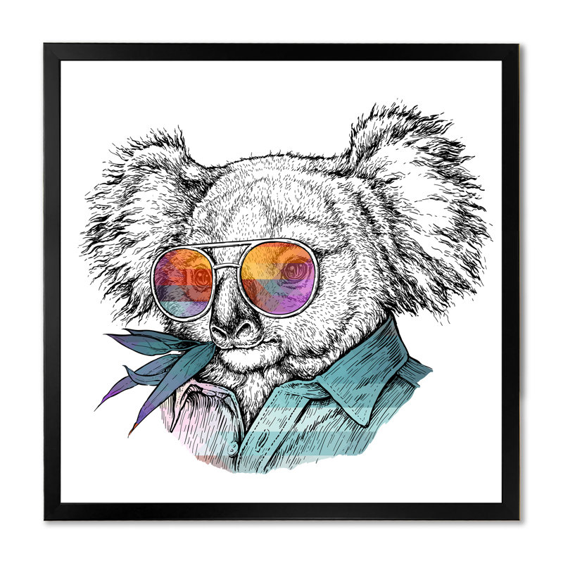 Œuvre d'art pour enfants, Impression noire sur toile encadrée, H 30 po x l 30 po x P 1 po