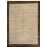 Gabbeh Hand-Knotted High-Quality Beige and Brown Area Rug