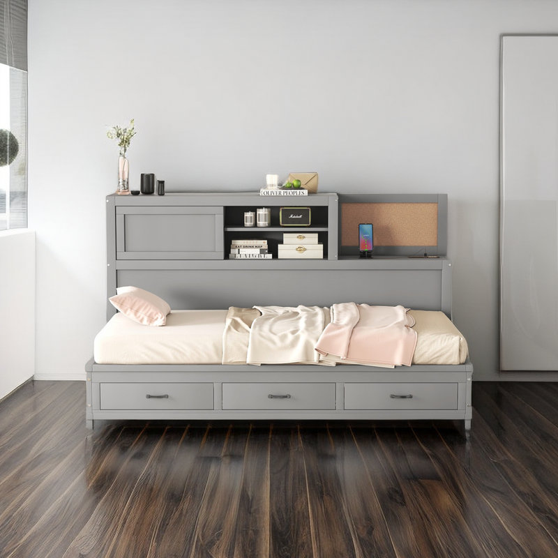 Kardin Daybed, Twin, Gray