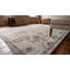 Tapis ivoire classique en laine noué à la main 9 x 12 po Palmettes
