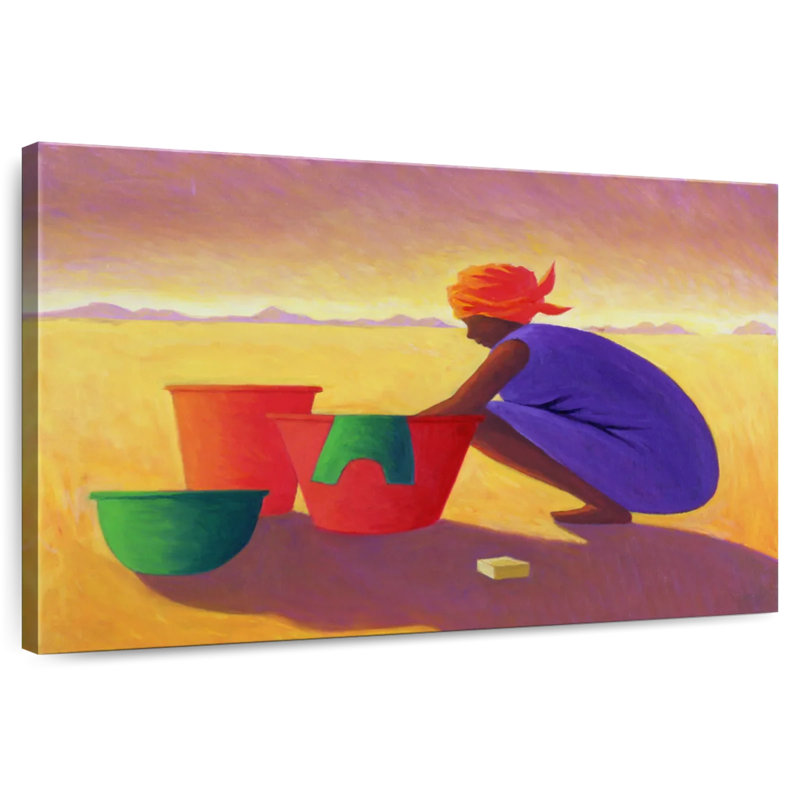 Washer Woman, 20" H x 30" W