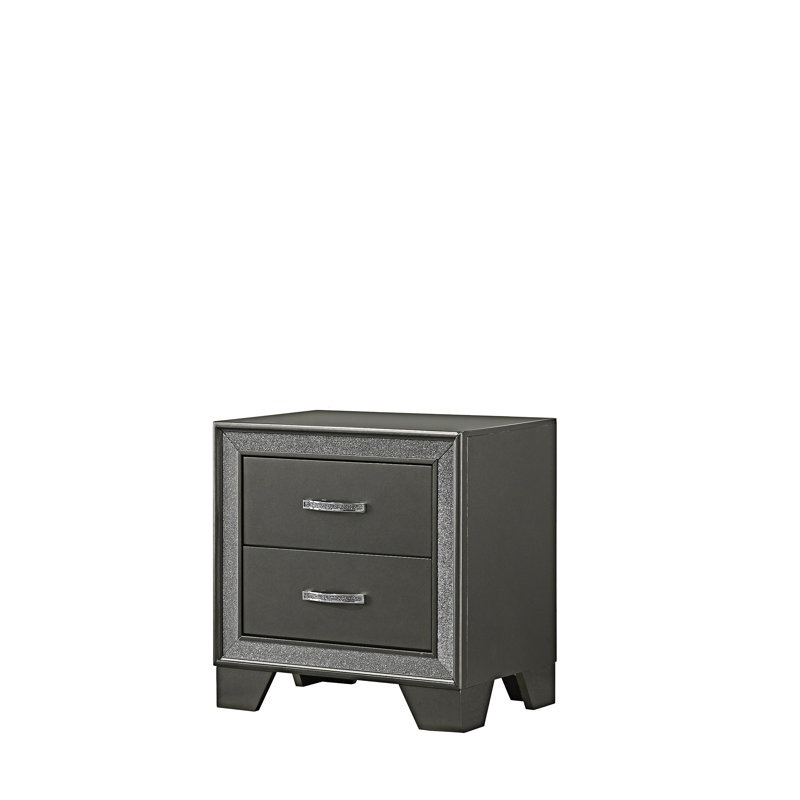 Nightstand Bedside Table With Drawers