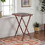 Ensemble de tables rectangulaires 5 pièces Theo en bois foncé brun foncé L 18,86 po x P 14,46 po Theo-1316466949