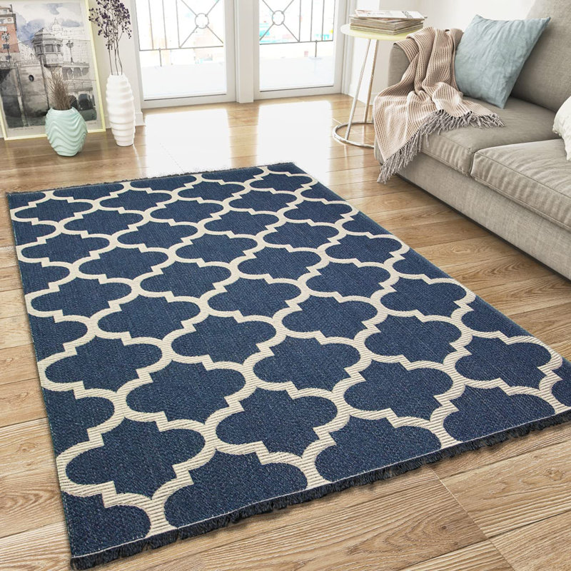 Imler Moroccan Cotton Area Rug, Rectangle 190 x 290cm