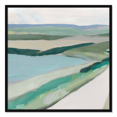 Wolfdale "Fields of Green I" Print by Ian C
