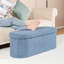 Banc ovale rembourré avec rangement Bazine 43 po x 15 po x 15 po-407943627