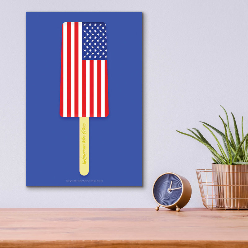 «American Ice Cream» par Roozbeh Bahramali, H 16 po x l 12 po x P 0,13 po