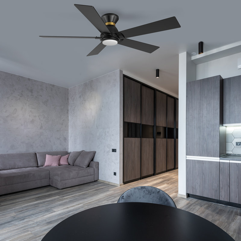 The 52'''' Smart Ceiling Fan With Remote, Light Kit Included,Works With Google Assistant And Amazon Alexa,Siri Shortcut.