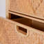 Armoire de hall d'entrée avec rangement en bois de rotin