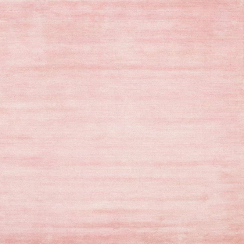 Tapis de zone rose contemporaine, Carré 6 pi