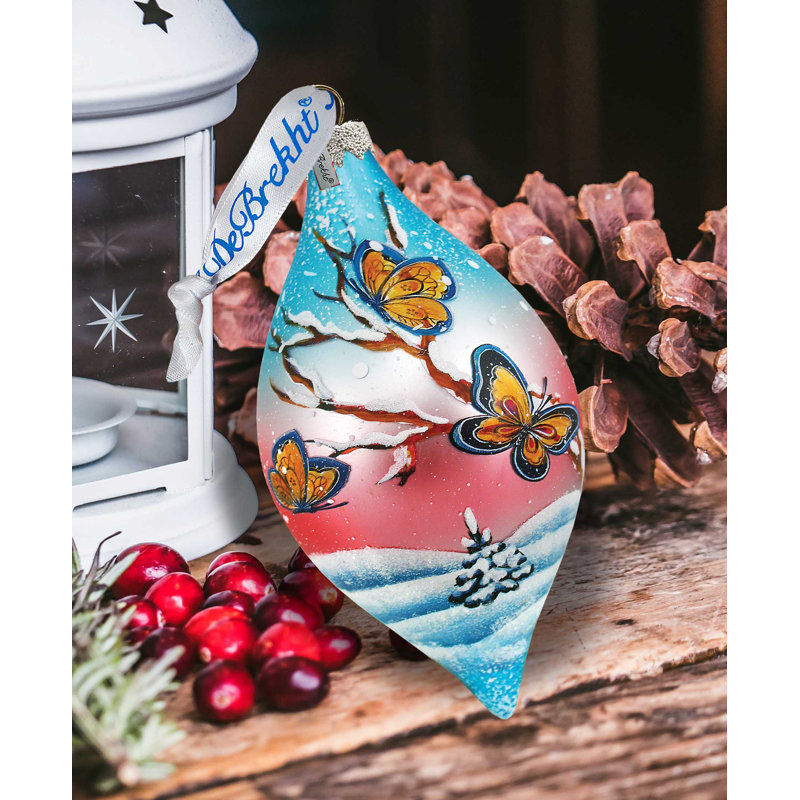 Ornement en forme de goutte Holiday