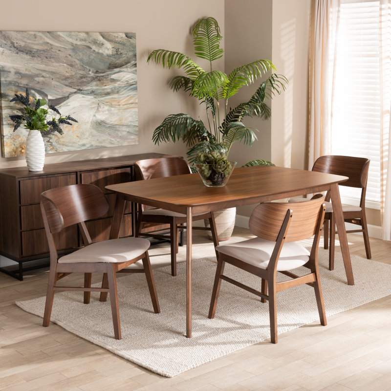 Ensemble repas pour 4 personnes Cadie, Beige