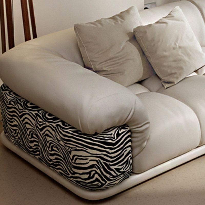 Canapé simple de style français rétro, H 26,77 po x l 110,23 po x P 35,43 po