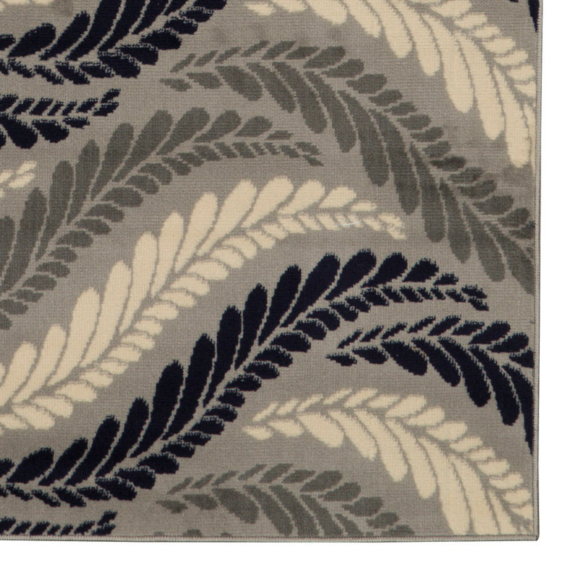 Floral Indoor Rug, Rectangle 4'3" x 7'3"