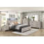 Commode de rangement moderne à cinq tiroirs, commode en bois pour chambre à coucher
