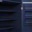 Grande armoire de rangement autoportante de style shaker avec 2 prises de courant, tablettes réglables et tablettes de porte-1035920200