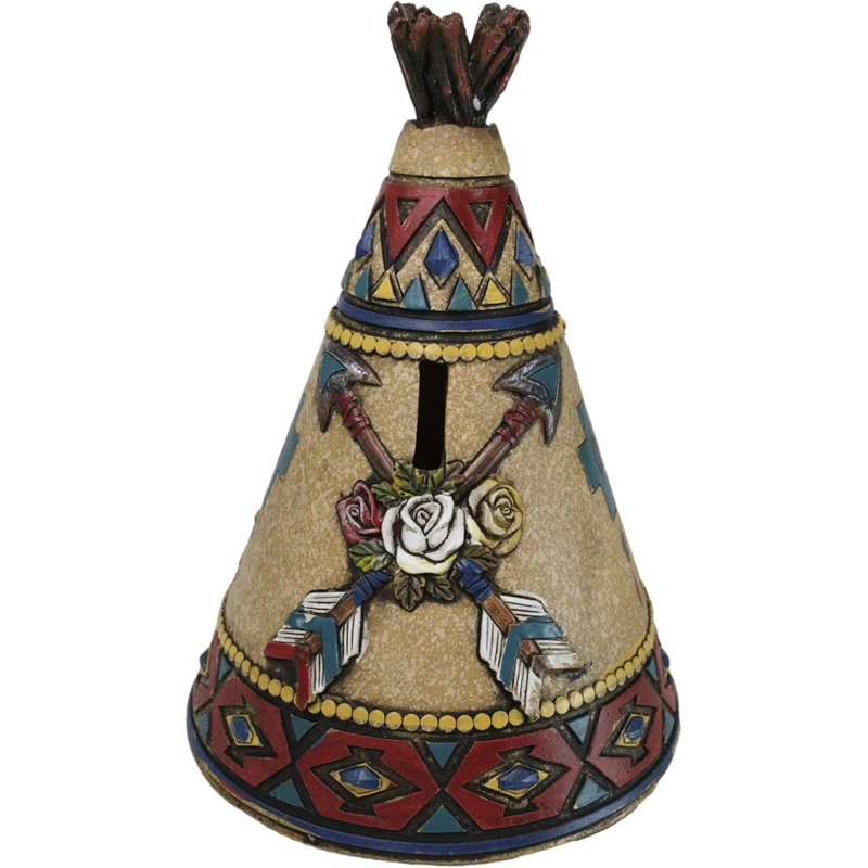 Tirelire rustique en chef du sud-ouest indien