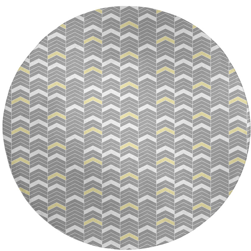 Chenille Chevron Indoor Rug, Rectangle 3' x 5'