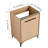 24" Bathroom Vanity Base with Soft-Close Doors