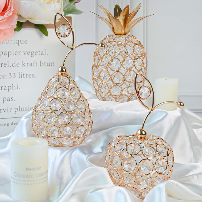 Ensemble de 3 chandeliers en cristal faits à la main