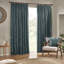 Heavy Chenille Room Darkening Pencil Pleat Curtains-863081973-863081977